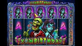 Казино Адмирал игровые автоматы - Slot Zombirthday (Зомби Именины) Выигрыш 19.680 тысяч рублей