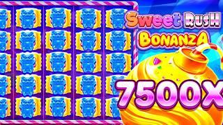 ПОЙМАЛ  БОНУСКУ НА 1 К БУН МАКСВИНА В НОВОЙ БОНАНЗЕ! MAX WIN В SWEET RUSH BONANZA!