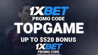 1ХБЕТ КАЗИНО: Успей получить бонус 520$ по промокоду TOPGAME!